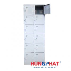 Tủ sắt locker 12 ngăn 2 cột