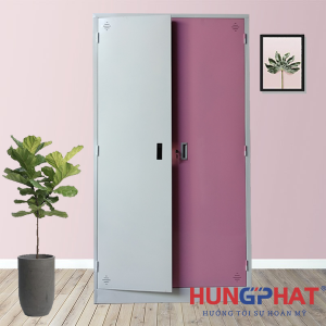 Tủ sắt mầm non chăn màn 2 cánh